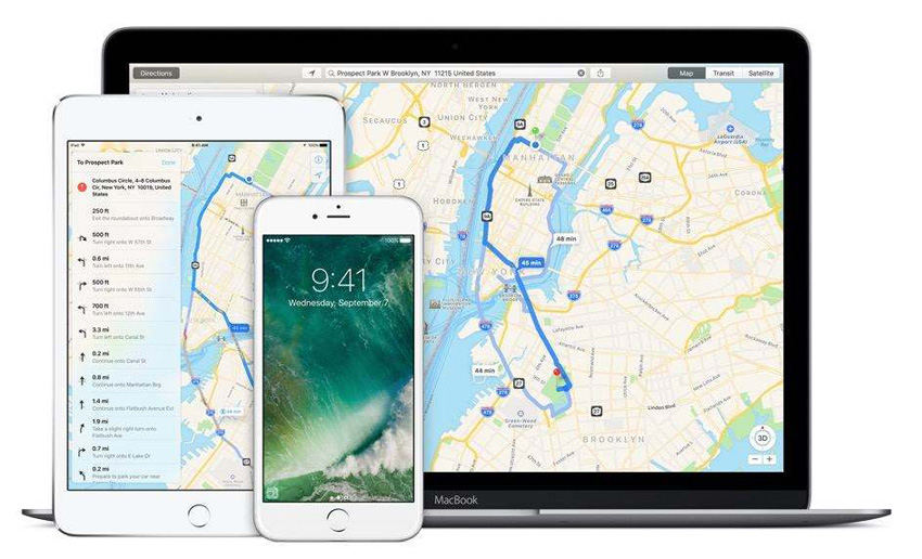Google Maps и Apple Maps