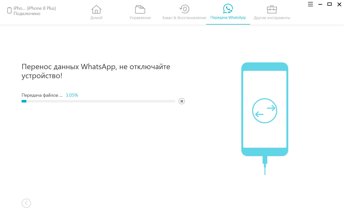 руководство о резервное копирование WhatsApp на айфоне