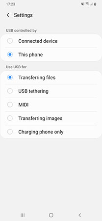 select mode