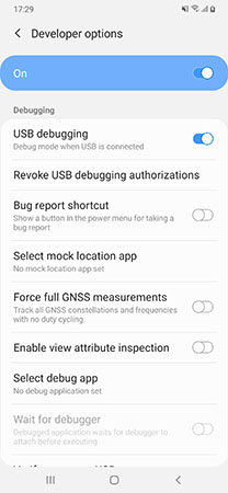 reopen developer mode and USB debugging mode