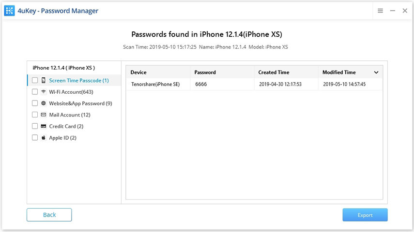 найти код доступа к экранному времени - руководство по диспетчеру паролей iOS