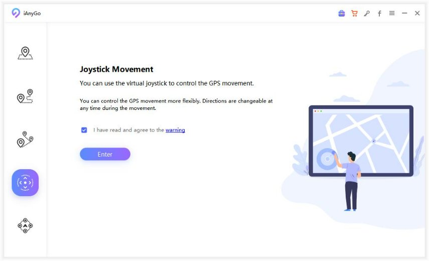 joystick movement interface
