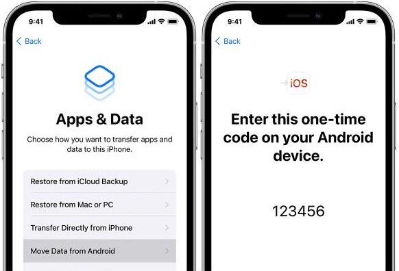Перенос в ios