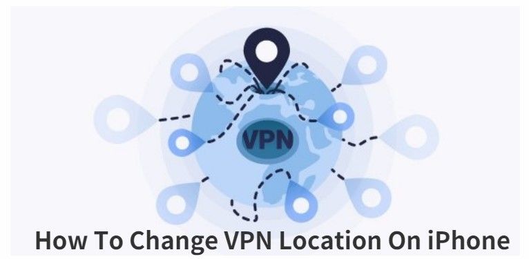 как изменить местоположение vpn на iphone
