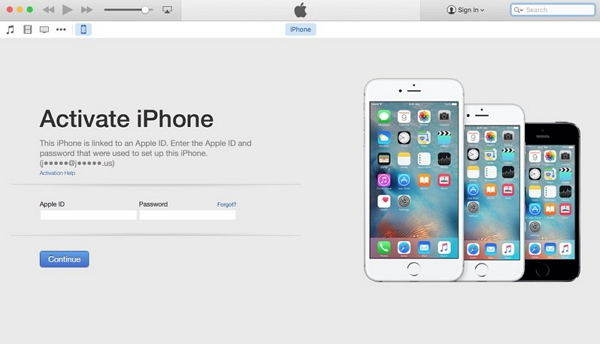 не удалось активировать iphone