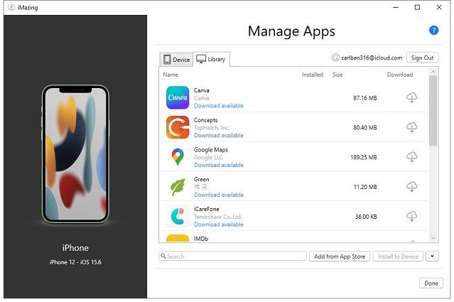 change iphone account country and region