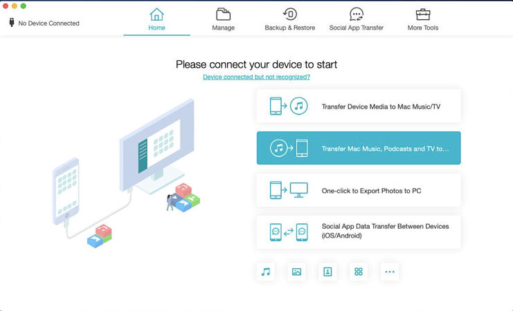 передавать файлы с iphone на mac tenorshare icarefone