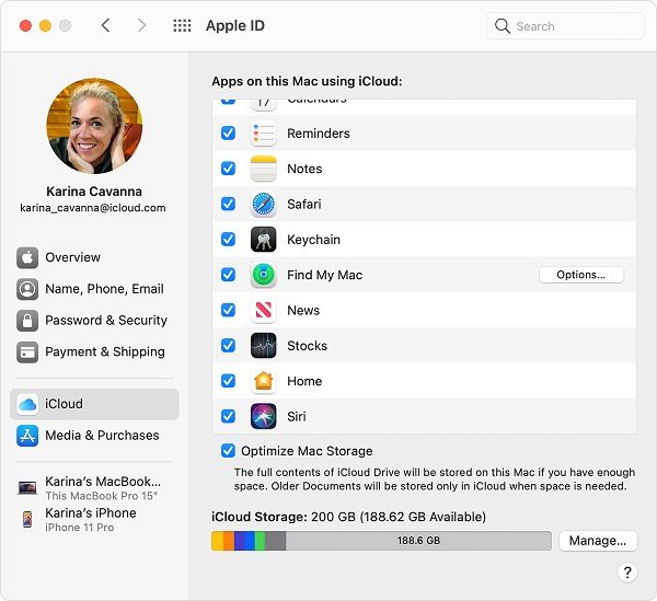 open keychain icloud on mac