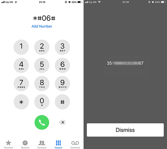 как получить Imei номер на Iphone, если он заблокирован