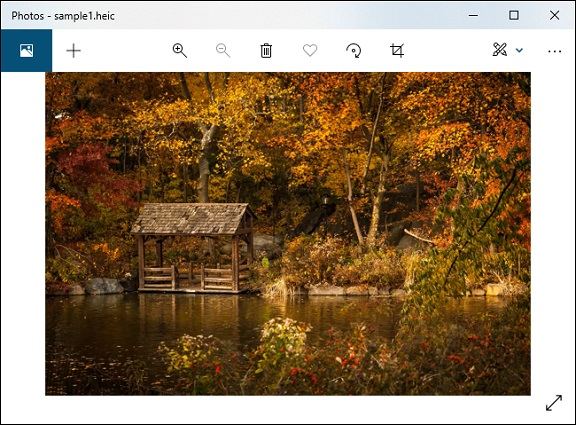 открыть файл HEIC в Windows
