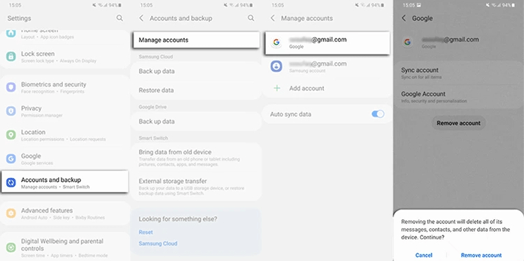 how to disable google factory reset on android