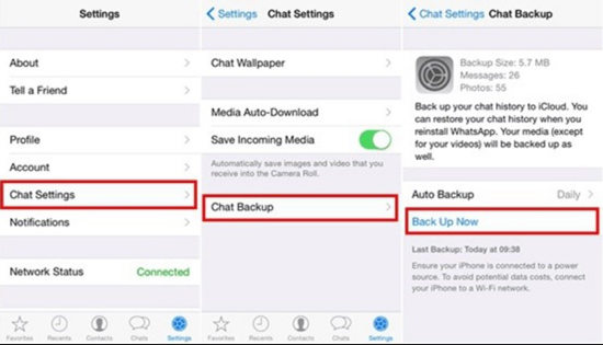 whatsApp business backup 1