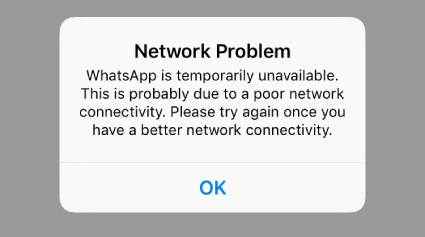 WhatsApp временно недоступен