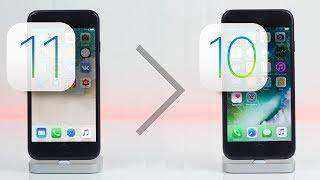 делать откат ios 11