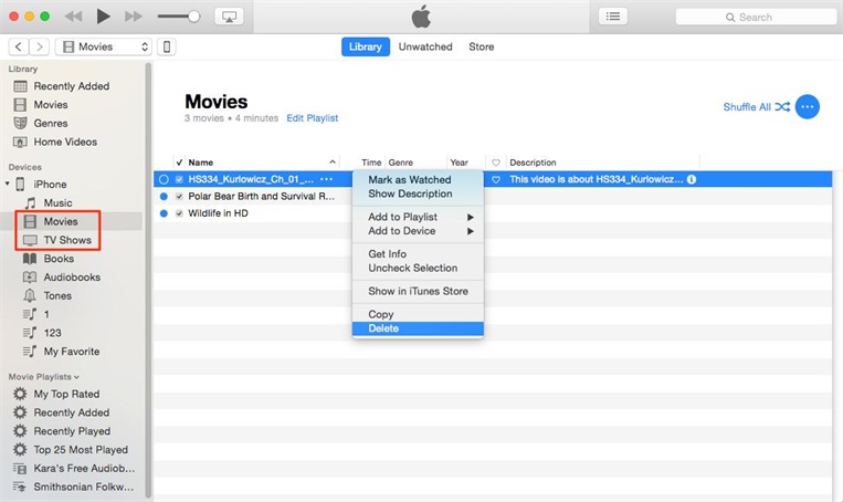 itunes фильмы