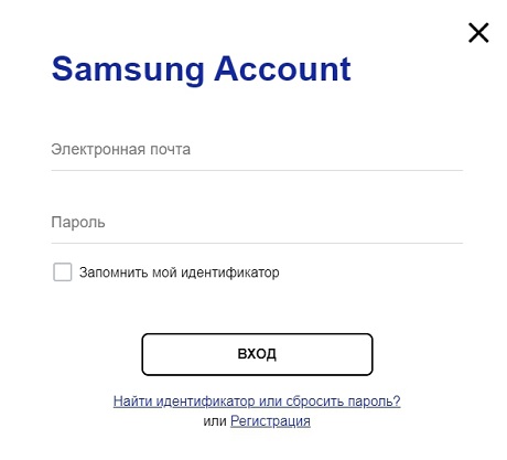 введите данные Вашей учетной записи Samsung, чтобы обойти отпечаток пальца на самсунге