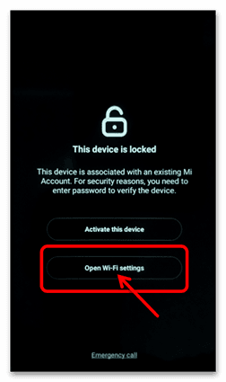 This device is locked xiaomi